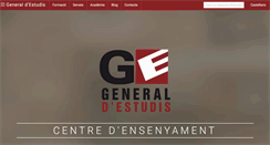 Desktop Screenshot of generalestudis.com
