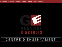 Tablet Screenshot of generalestudis.com